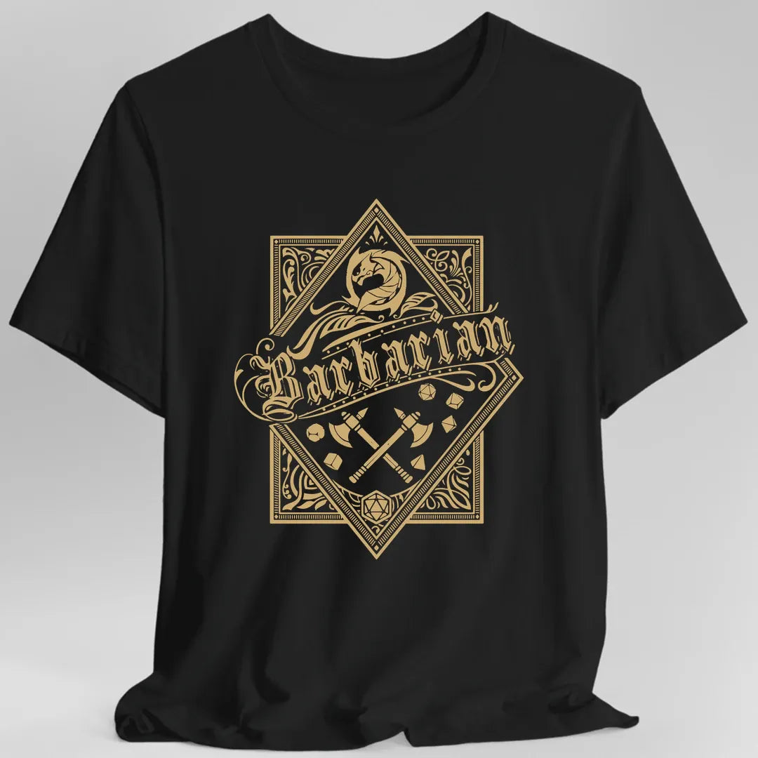 Barbarian D&D Class Emblem T-shirt
