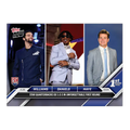2024 Topps Now Caleb Williams/Jayden Daniels/Drake Maye #DTRIP Rookie RC Football Card