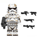Battle Damaged Stormtrooper & Blasters Lego Star Wars Minifigures Custom Toys – Sci-Fi Collectible Figure
