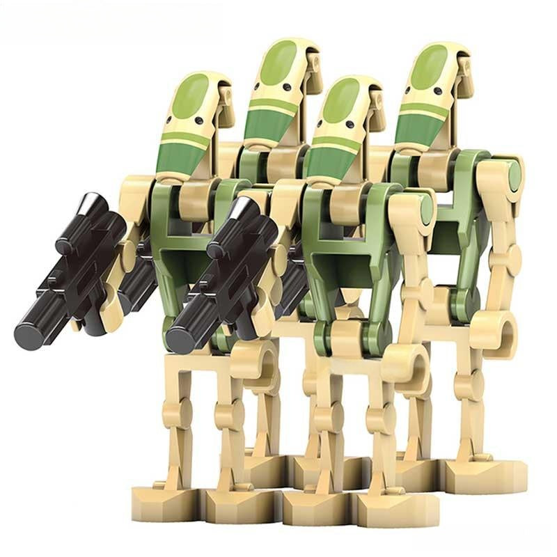 Battle Droids set of 4 Star Wars Minifigure Toy 1