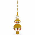 Double Ball Glass Christmas Tree Topper