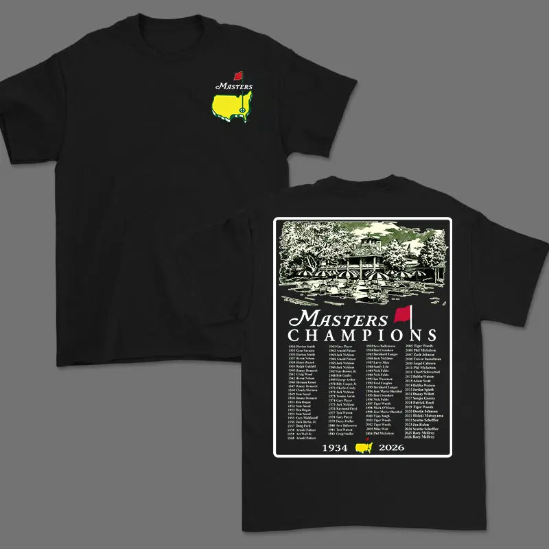 2026 Masters Golf Heritage T-Shirt – 90th Anniversary Commemorative Tee