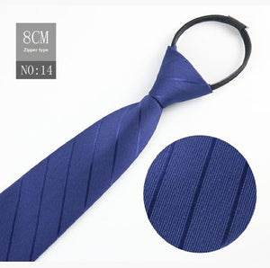 Dark Blue Thick Stripes