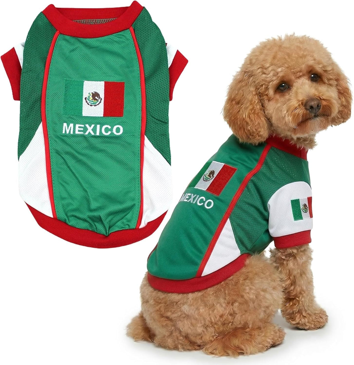 Parisian Pet Breathable Mesh Soccer Jersey for Dogs, XS–5XL