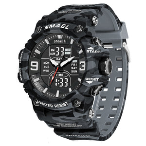 Camouflage Black And Gray