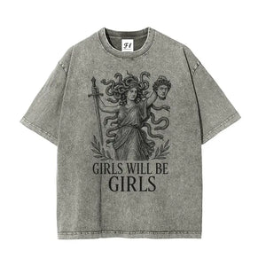 Vintage Medusa "Girls Will Be Girls" T-Shirt