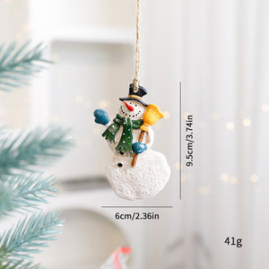 Snowman Yellow Broom
