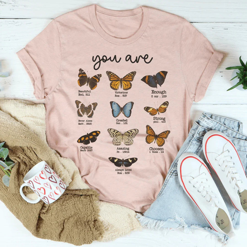Bible Verses Butterflies Tee