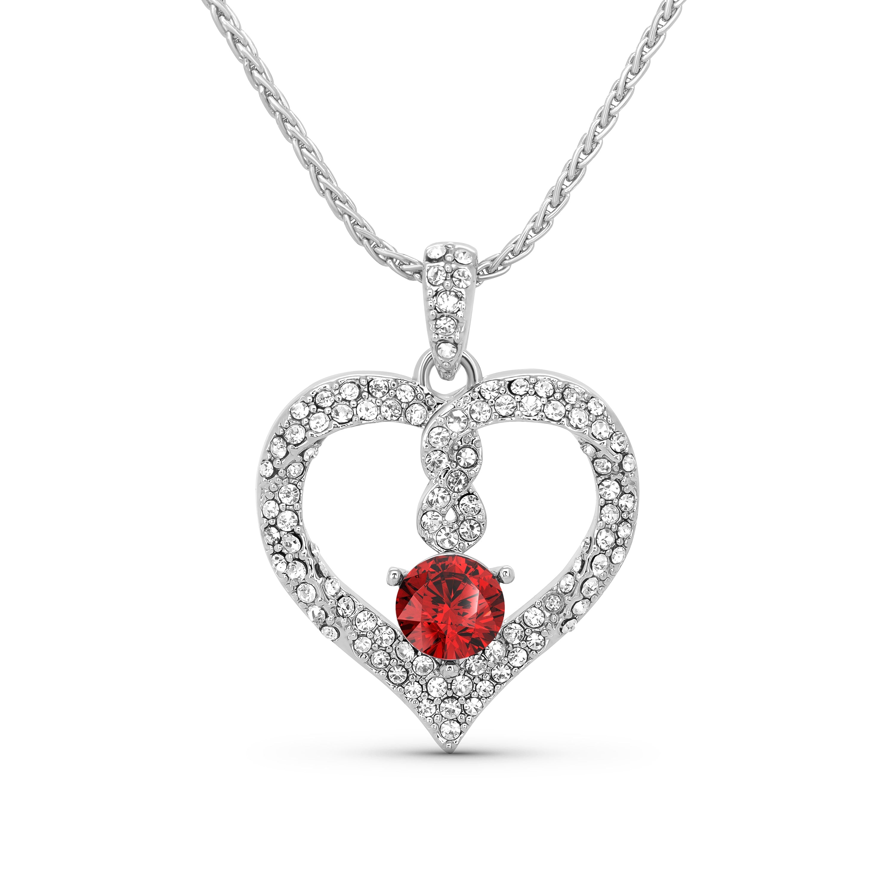 TRYNDI Infinity Birthstone Necklace