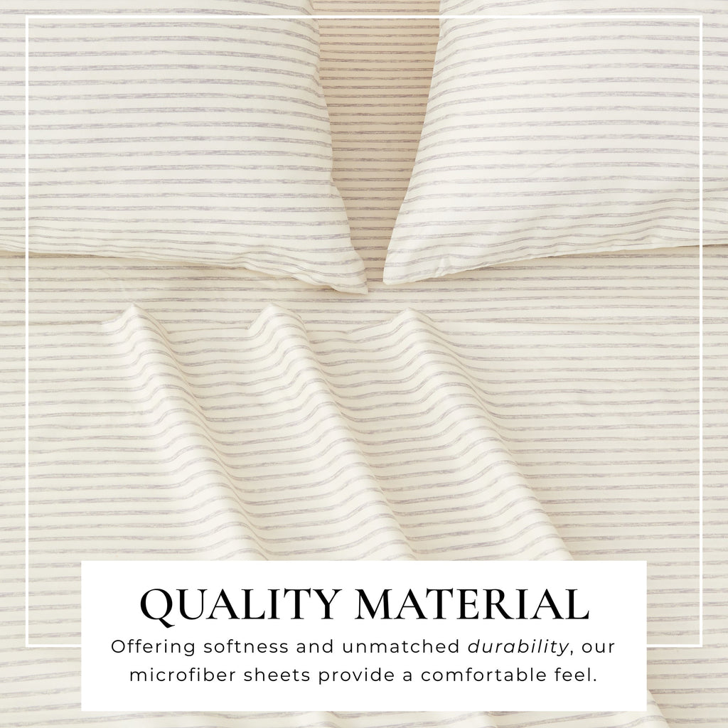 Striped Sheet Set - Evette Collection