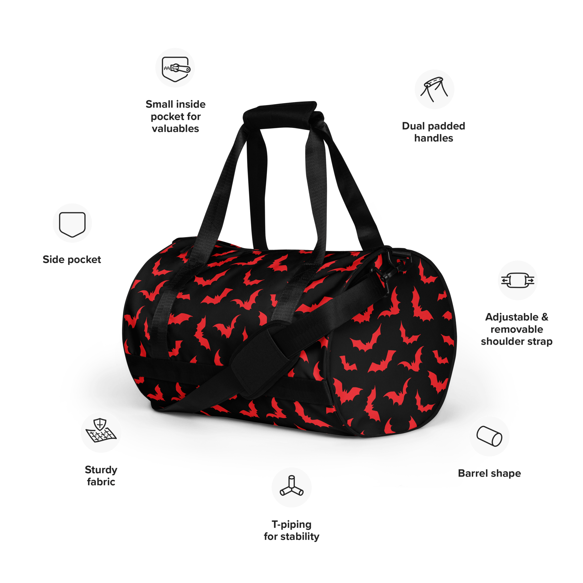 Bloody Bats Duffle Bag