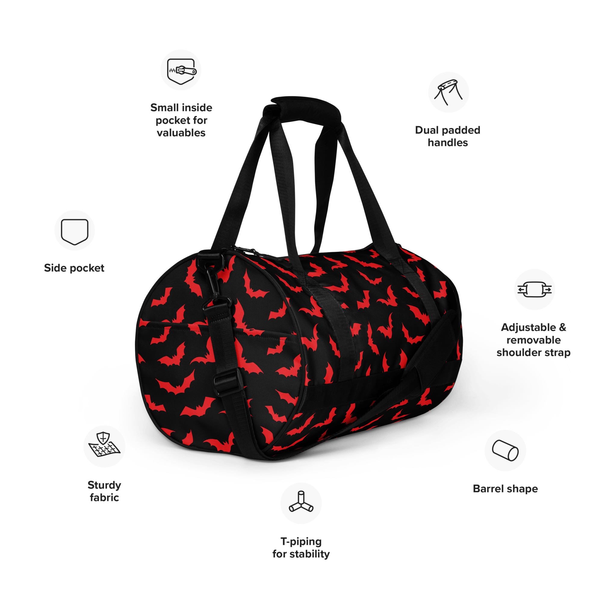 Bloody Bats Duffle Bag