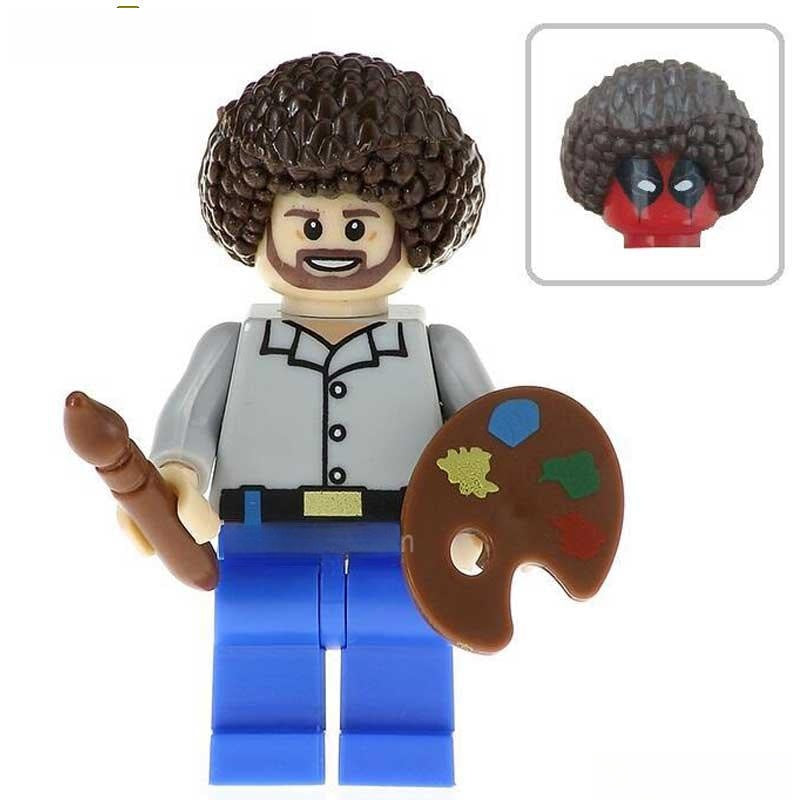 Bob Ross painter Minifigure Toy Pop culture icons