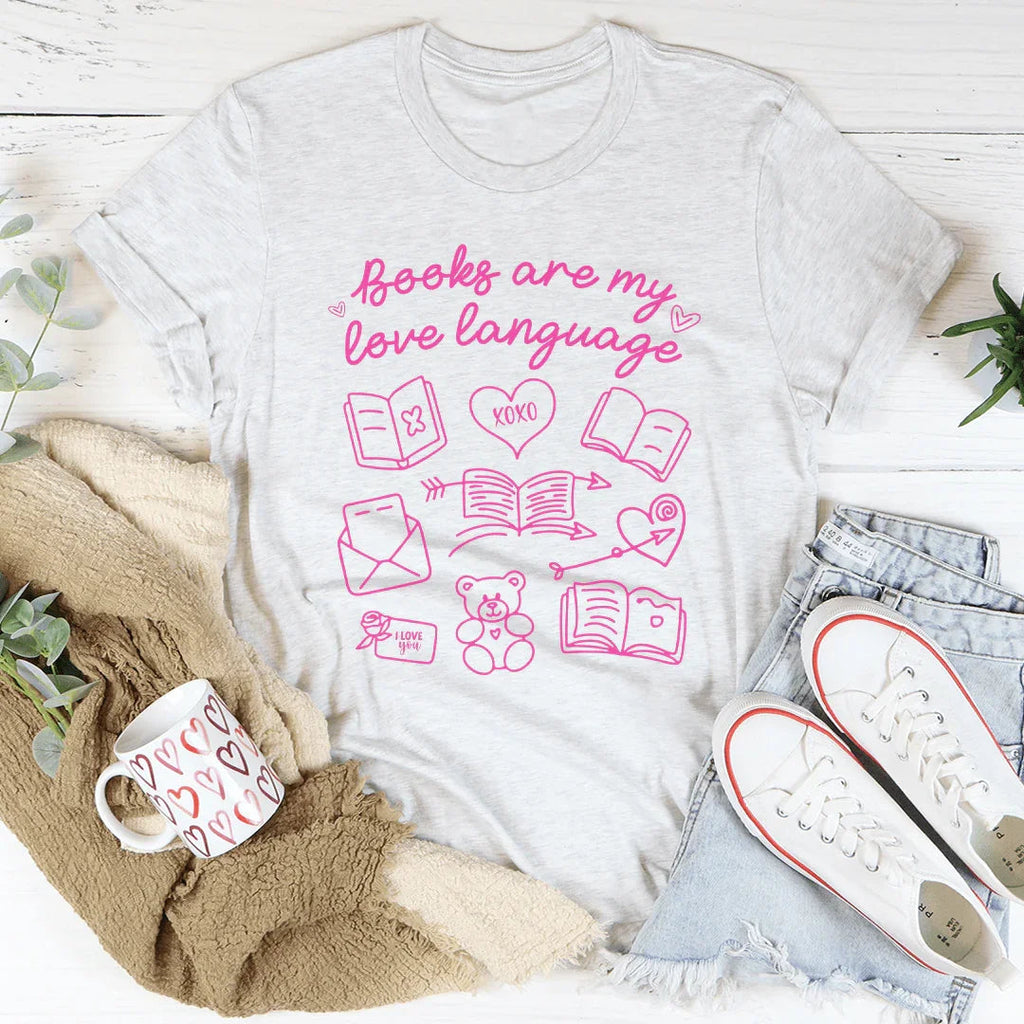 Books Are My Love Laguage Tee