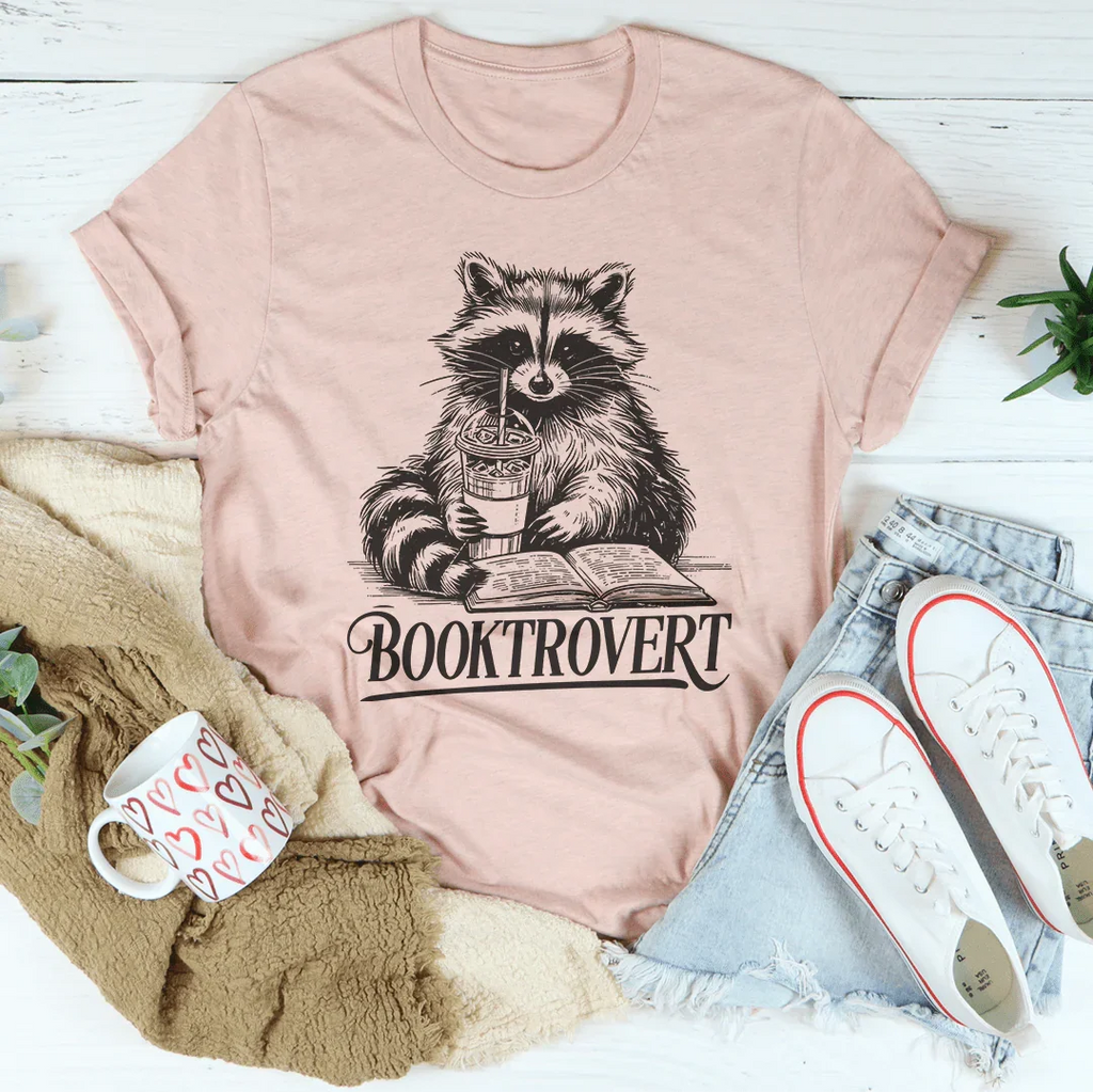 Introvert Reader Humor Top – "Booktrovert" Definition Graphic T-Shirt
