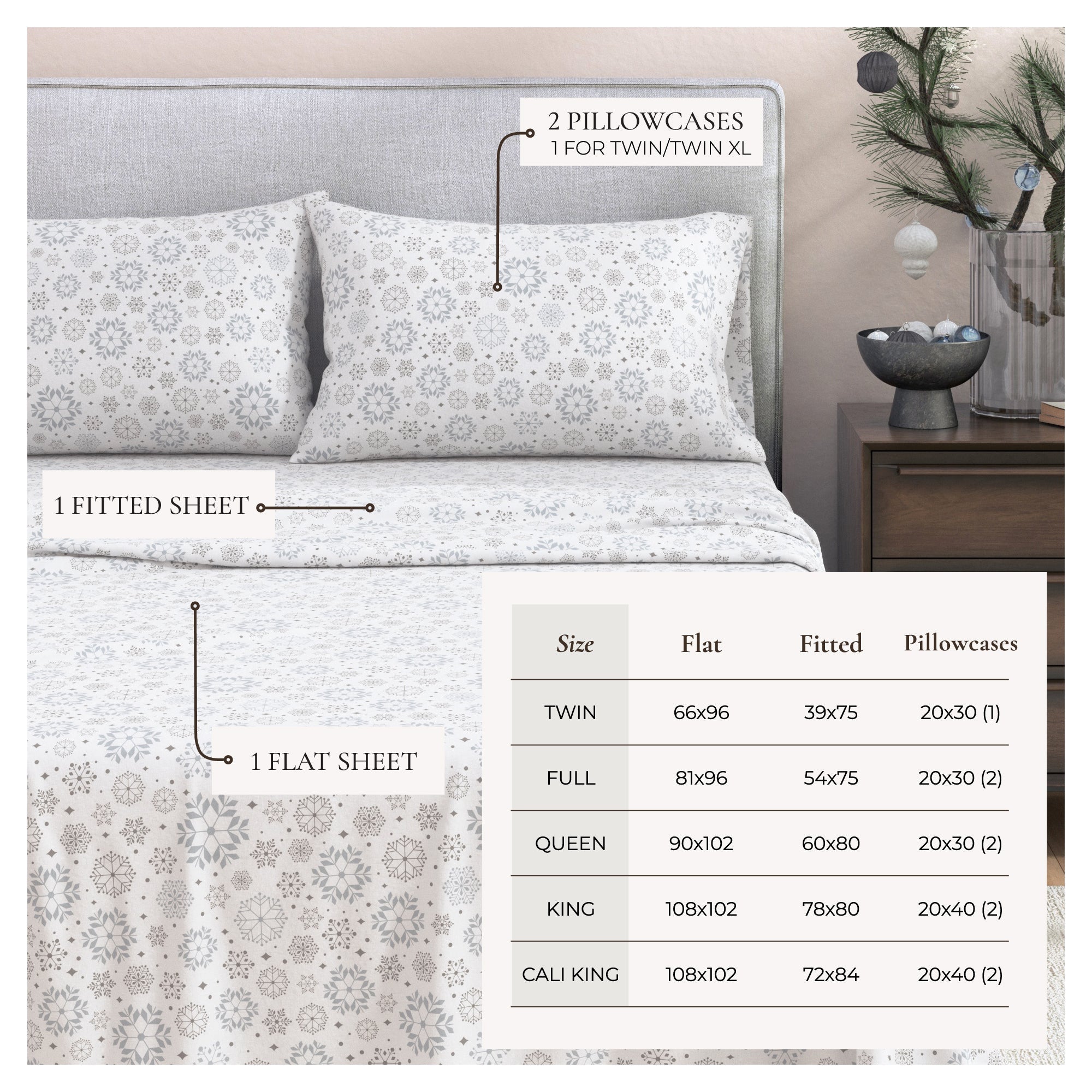 Turkish Cotton Flannel Sheet - Stratton Collection