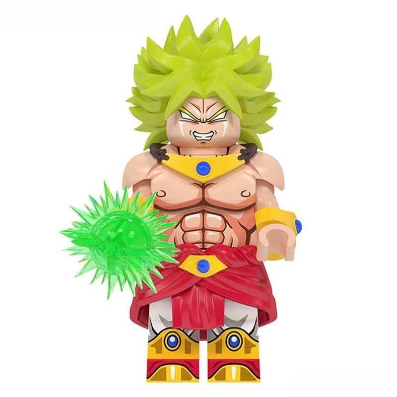 Broly Dragon Ball Z Super Lego Minifigures Anime Custom Toys 1
