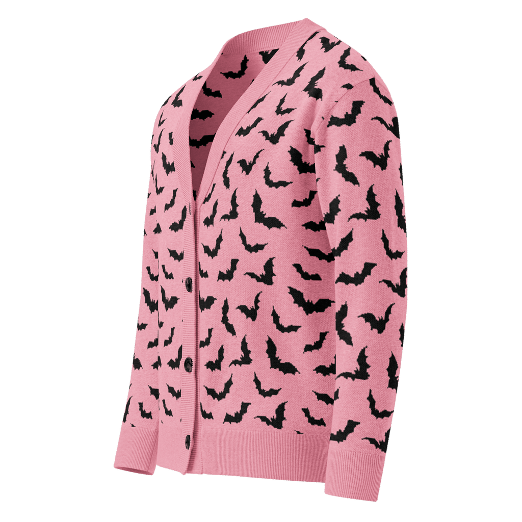 Bubblegum Bats Knit Cardigan