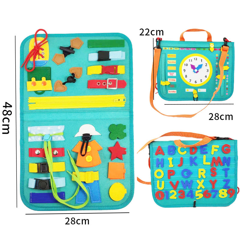 Buttons & Dressing Busy Book