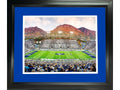 Framed LaVell Edwards Stadium BYU Cougars 11"x14" NCAA Football Photo Professionally Matted
