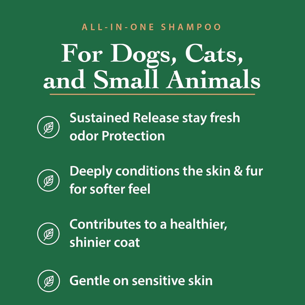 Anti-Allergen Pet Shampoo for Dogs & Cats with Sensitive Skin, 16oz