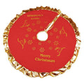 Christmas Decorations Christmas Tree Skirt Deer Carriage Tree Skirt