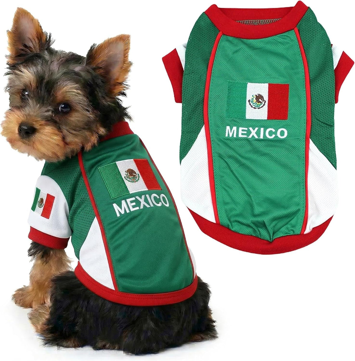 Parisian Pet Breathable Mesh Soccer Jersey for Dogs, XS–5XL