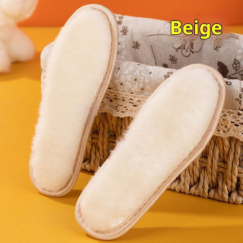 Children's Warm Insole Winter Fleece-lined Thickened Super Soft Sweat Absorbing And Deodorant