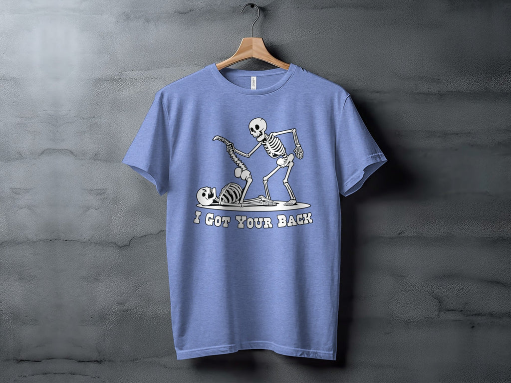 I Got Your Back Skeletons Funny Anatomy Joke Design T-Shirt