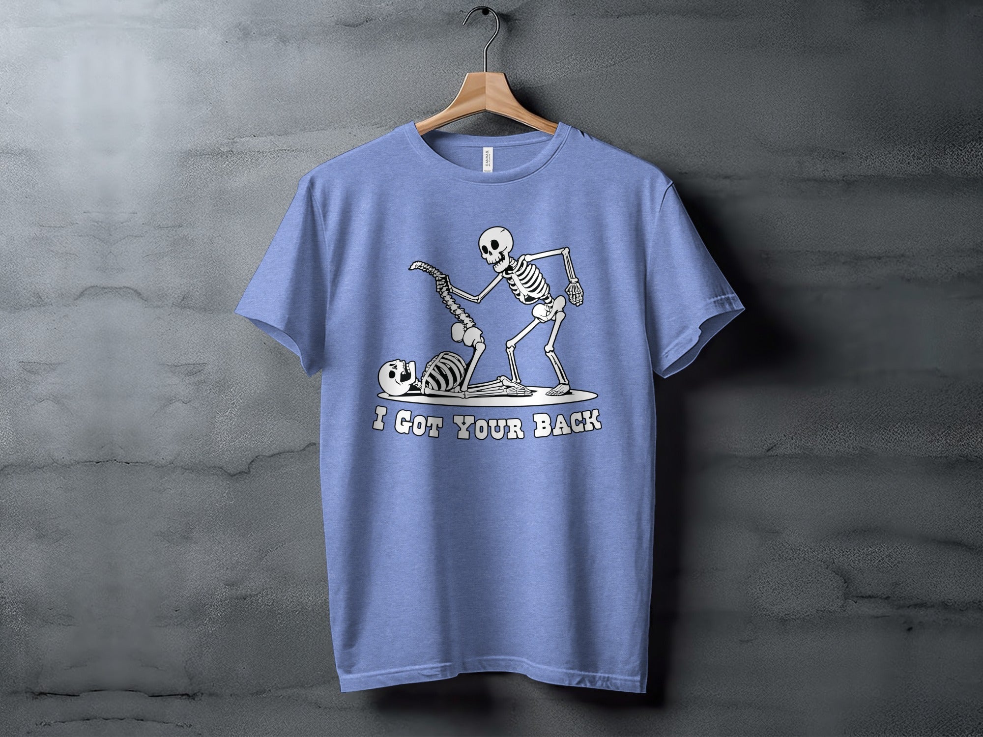 I Got Your Back Skeletons Funny Anatomy Joke Design T-Shirt