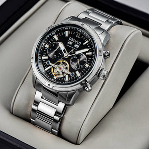 Steel Silver Black