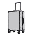 Carbon-fiber Suitcase With Aluminum Frame Large-capacity Business Rolling Luggage