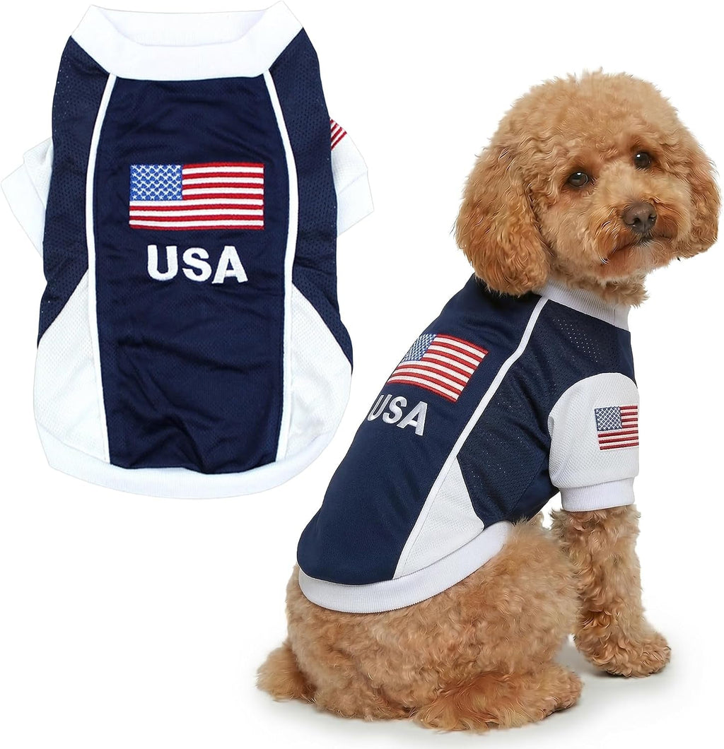 Parisian Pet Breathable Mesh Soccer Jersey for Dogs, XS–5XL