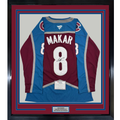 Framed Autographed/Signed Cale Makar 35x39 Colorado Avs Avalanche Maroon Authentic Hockey Jersey Fanatics COA