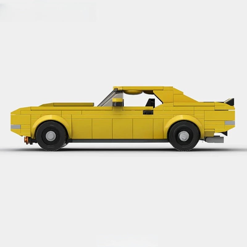 Camaro Z28 Classic Muscle Custom Lego Cars Minifigures Building Block Toys