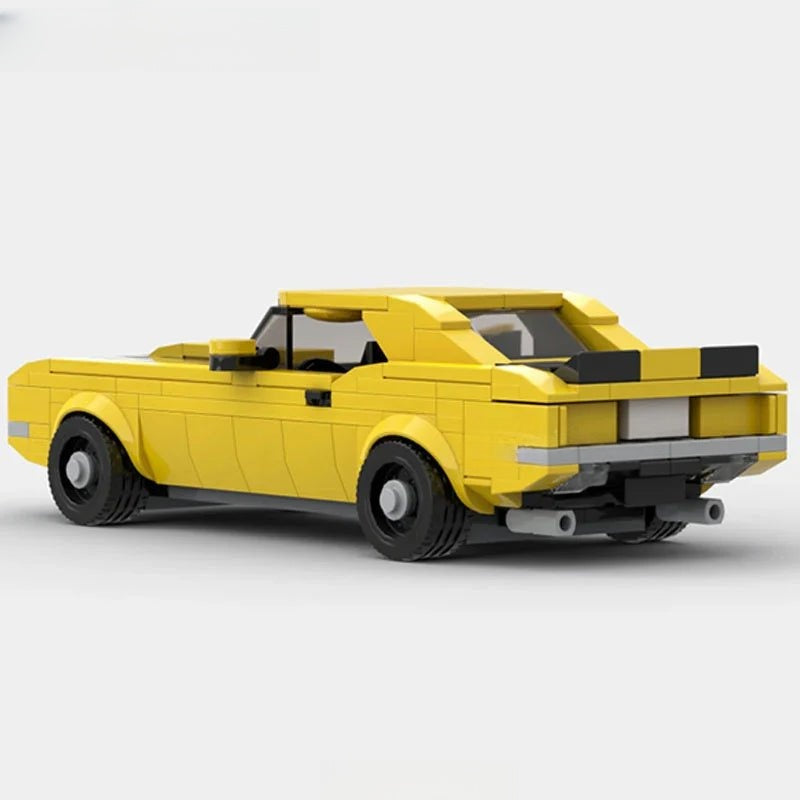Camaro Z28 Classic Muscle Custom Lego Cars Minifigures Building Block Toys