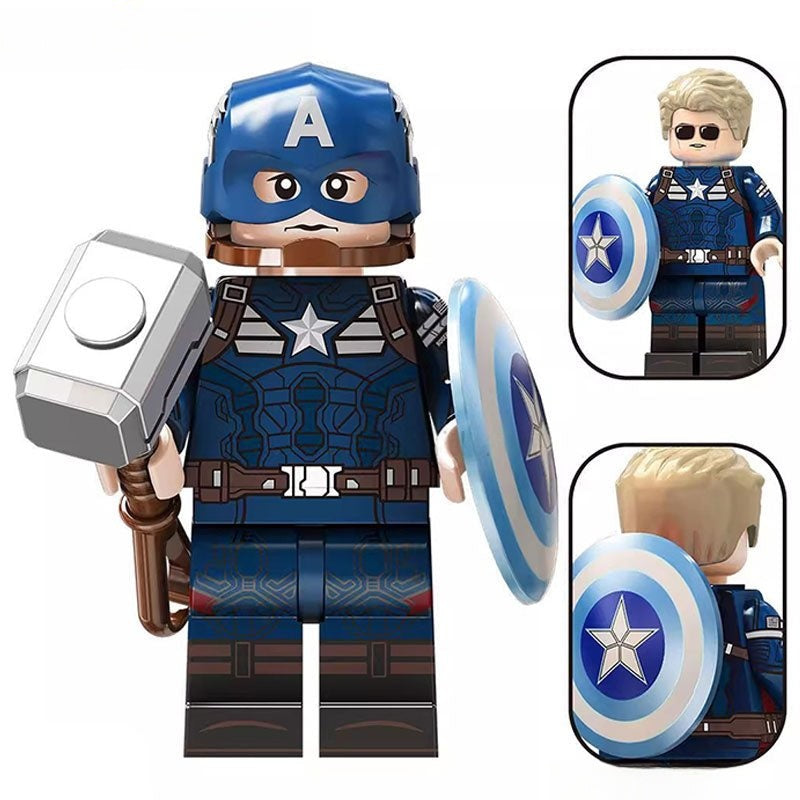 Captain America Steve Rogers Avengers Marvel MCU Minifigure 3