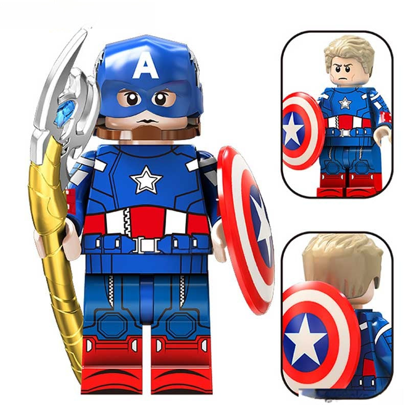 Captain America Steve Rogers Avengers Marvel MCU Minifigure 4