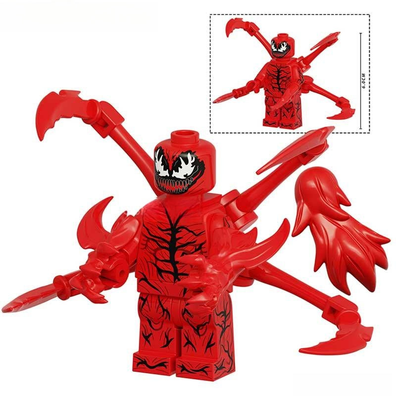Carnage from Spider-Man NEW Big Figure Minifigure Toy 2