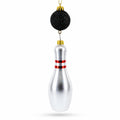 Striking Bowling Ball Glass Christmas Ornament