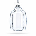 Hoodie Clear Glass Christmas Ornament