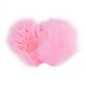 Pink Half Finger Meat Pad