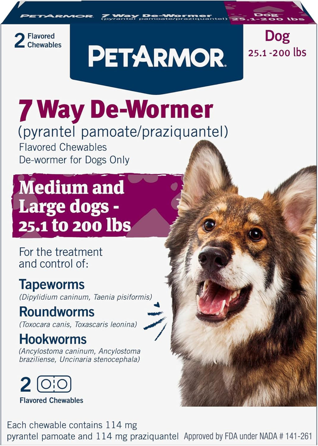 PetArmor Dog Dewormer | 7 Way Chewables & Sure Shot 2X Liquid