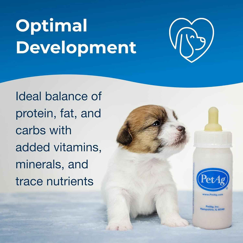 Puppy Milk Replacer 12oz Powder Prebiotics Probiotics Newborn Formula