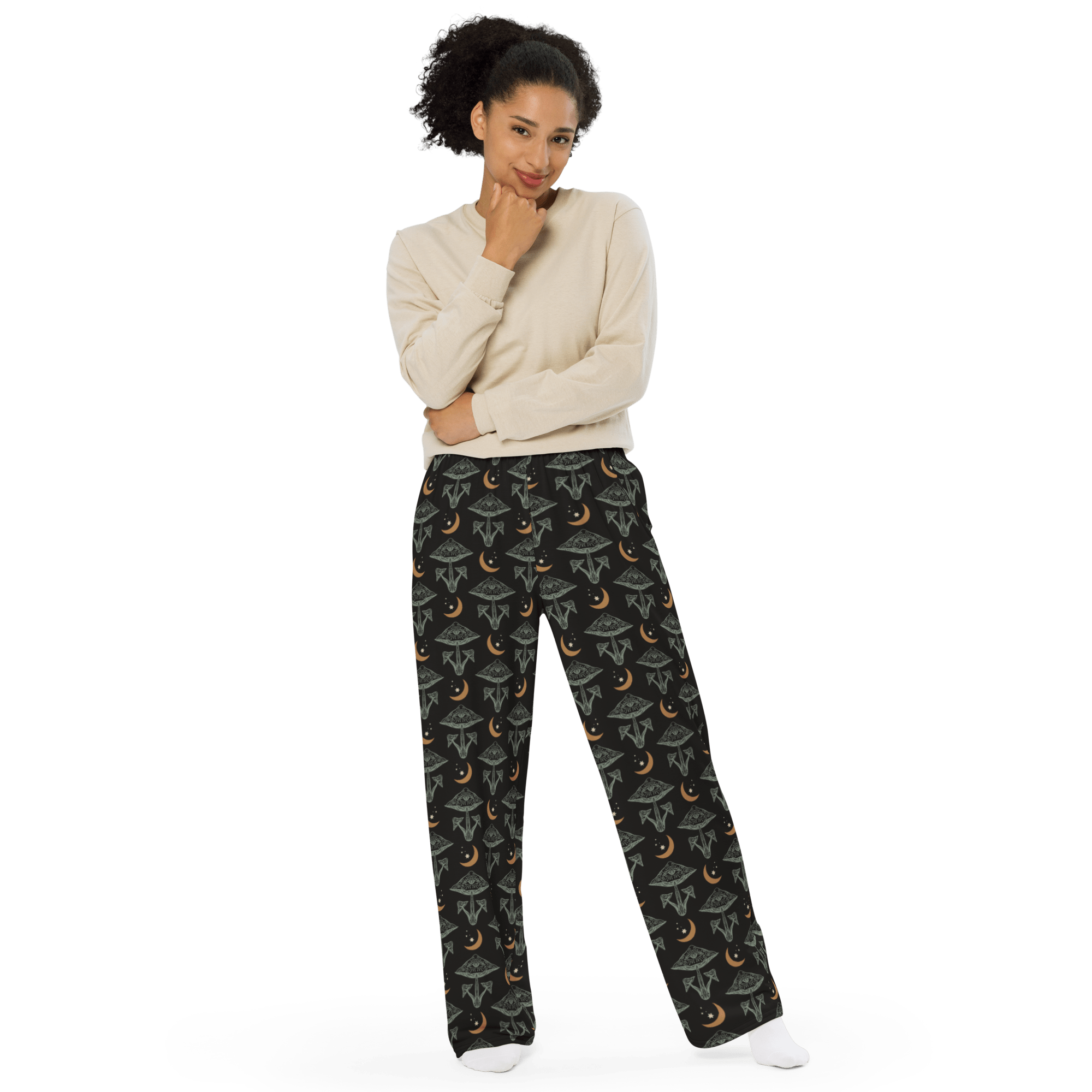 Celestial Shrooms Unisex Lounge Pants