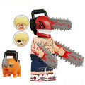 Chainsaw Man Denji No Shirt & Pochita LEGO Minifigures Compatible Anime Collectible Set