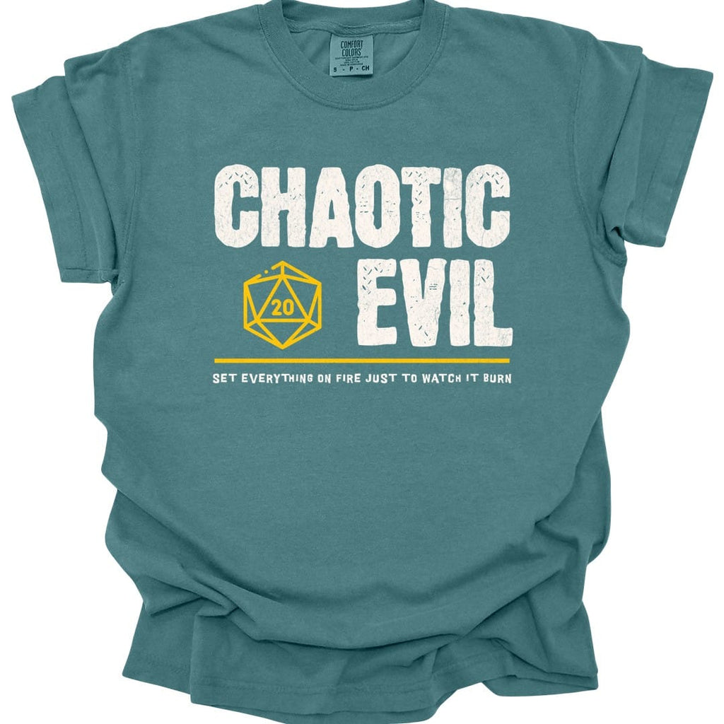 Chaotic Evil Shirt - D&D Alignment T-shirt - Comfort Colors