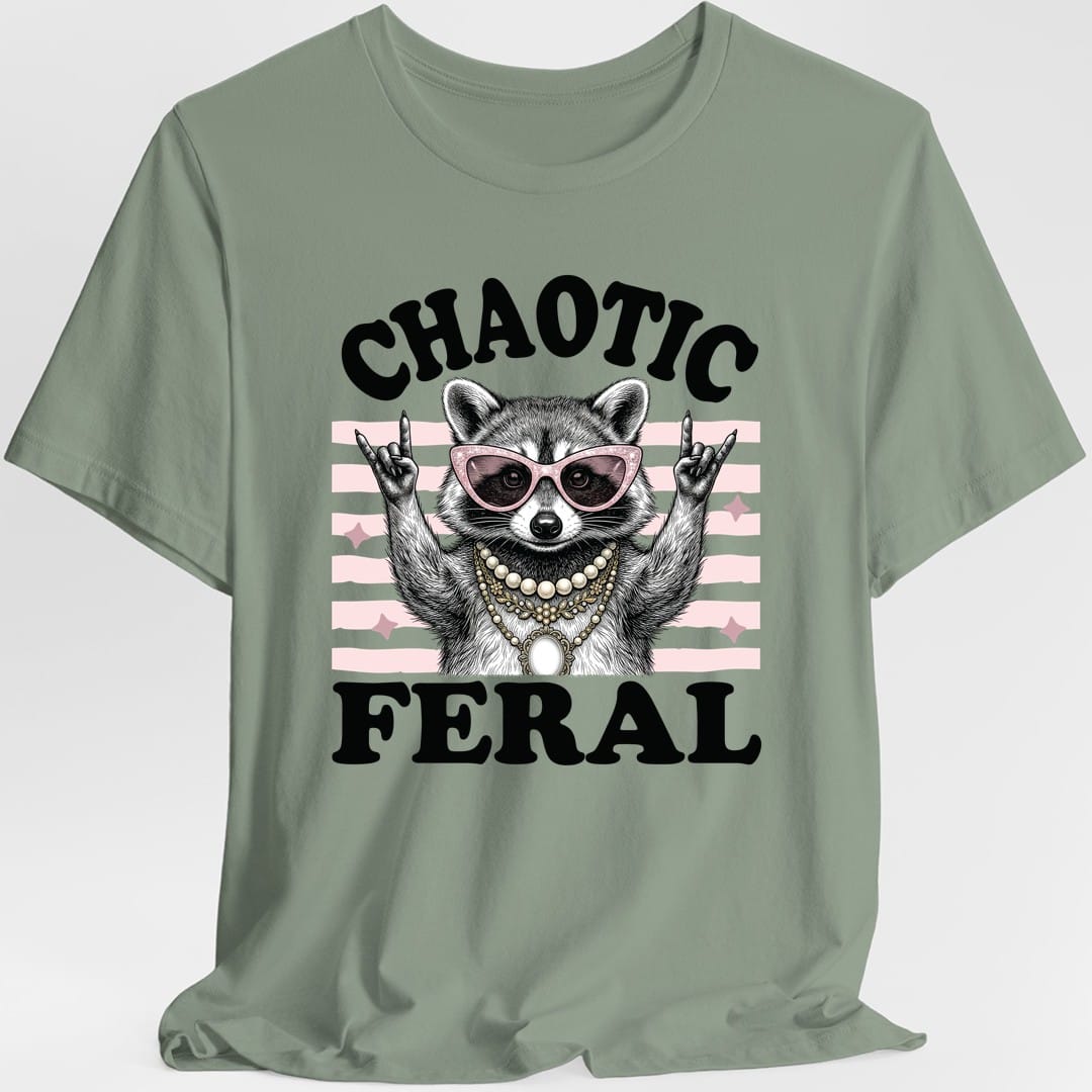 Chaotic Feral Raccoon T-Shirt
