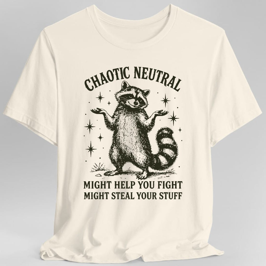 Chaotic Neutral Raccoon T-Shirt
