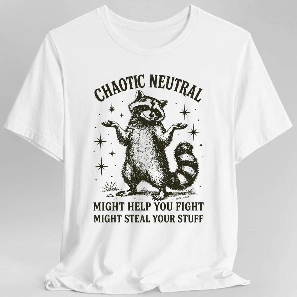 Chaotic Neutral Raccoon T-Shirt